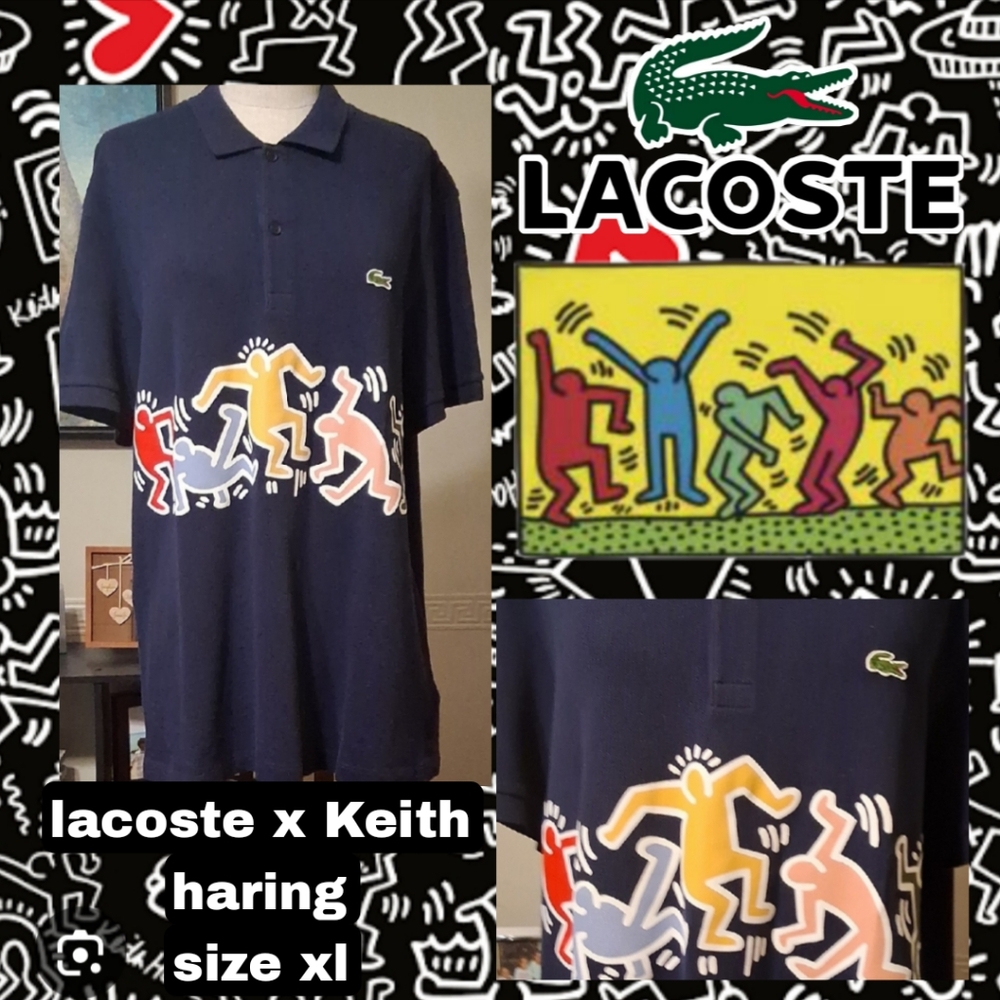 Fine Art Meets High Fashion. Keith Haring X Lacoste Xl Polo